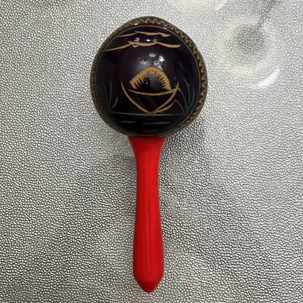 African Themed Rattle/Maraca - Picture 3 of 4